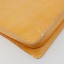 LOUIS VUITTON Monogram Vernis Motto Pouch Marshmallow Pink M91312 Auth ka4665-17