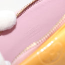 LOUIS VUITTON Monogram Vernis Motto Pouch Marshmallow Pink M91312 Auth ka4665-19