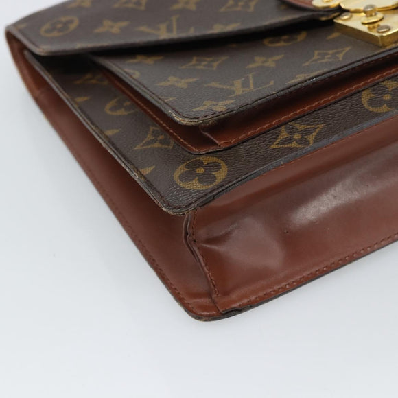 LOUIS VUITTON Monogram Monceau 28 Hand Bag M51185 LV Auth ka4666