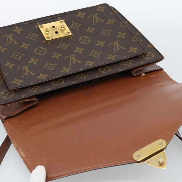 LOUIS VUITTON Monogram Monceau 28 Hand Bag M51185 LV Auth ka4666