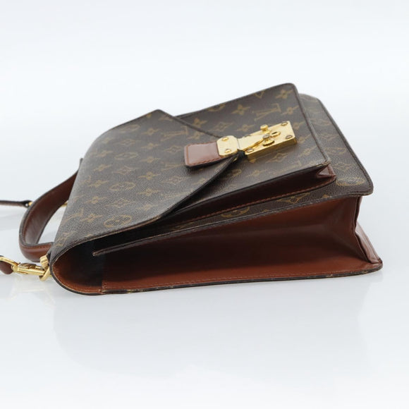 LOUIS VUITTON Monogram Monceau 28 Hand Bag M51185 LV Auth ka4666