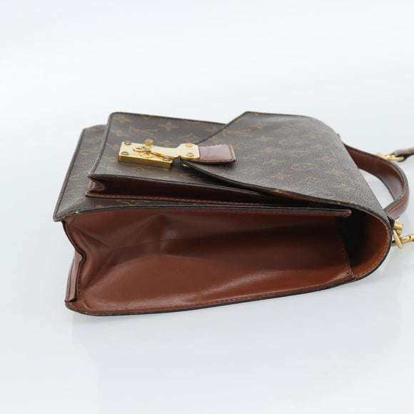 LOUIS VUITTON Monogram Monceau 28 Hand Bag M51185 LV Auth ka4666