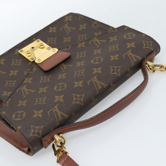 LOUIS VUITTON Monogram Monceau 28 Hand Bag M51185 LV Auth ka4666