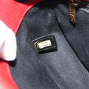 CHANEL Chain Shoulder Bag Calf Skin Red CC Auth ka4671M-27