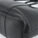 HERMES Garden Twily TPM Hand Bag Leather Black Silver Auth ka4672-15