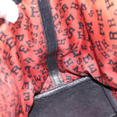 HERMES Garden Twily TPM Hand Bag Leather Black Silver Auth ka4672-11