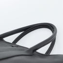 HERMES Garden Twily TPM Hand Bag Leather Black Silver Auth ka4672-8