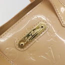 LOUIS VUITTON Vernis Wilshire PM Hand Bag Rose Flow Lantern M91642 Auth ka4676A-19