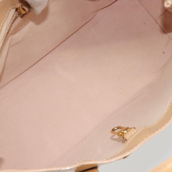 LOUIS VUITTON Vernis Wilshire PM Hand Bag Rose Flow Lantern M91642 Auth ka4676A