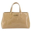 LOUIS VUITTON Vernis Wilshire PM Hand Bag Rose Flow Lantern M91642 Auth ka4676A-13