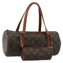 LOUIS VUITTON Monogram Papillon 30 Hand Bag M51385 LV Auth ka4677A-1