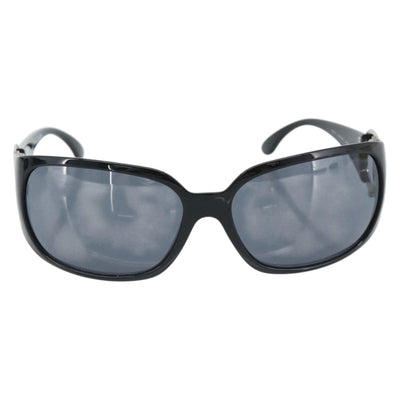 CHANEL Sunglasses plastic Black CC Auth ka4678 - 0
