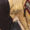 FENDI Peek A Boo Grote Handtas Leer 2-weg Beige Auth ka4679-20