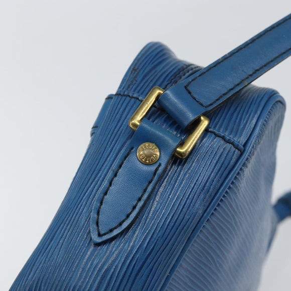 LOUIS VUITTON Epi Trocadero 23 Shoulder Bag Blue M52305 LV Auth ka468