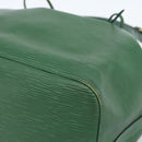 LOUIS VUITTON Epi Petit Noe Schultertasche Grün M44104 LV Auth ka4681-9
