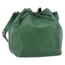 LOUIS VUITTON Epi Petit Noe Schultertasche Grün M44104 LV Auth ka4681-1