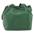 LOUIS VUITTON Epi Petit Noe Schultertasche Grün M44104 LV Auth ka4681-13