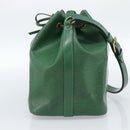LOUIS VUITTON Epi Petit Noe Schultertasche Grün M44104 LV Auth ka4681-4