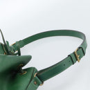 LOUIS VUITTON Epi Petit Noe Schultertasche Grün M44104 LV Auth ka4681-8