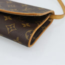 LOUIS VUITTON Monogram Pochette Twin GM Shoulder Bag M51852 LV Auth ka4683A-10