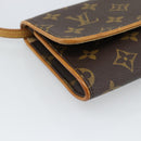 LOUIS VUITTON Monogram Pochette Twin GM Shoulder Bag M51852 LV Auth ka4683A-11