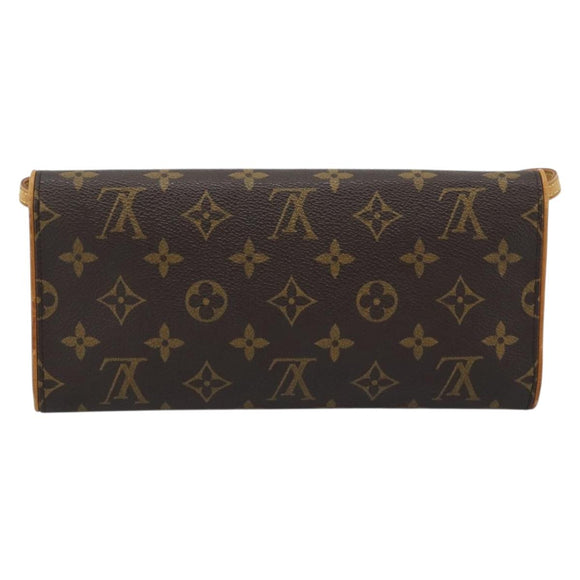 LOUIS VUITTON Monogram Pochette Twin GM Shoulder Bag M51852 LV Auth ka4683A