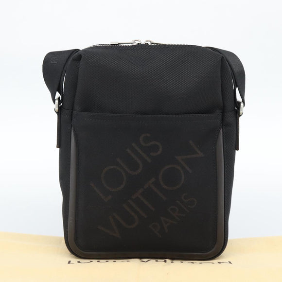LOUIS VUITTON Damier Geant Citadan NM Shoulder Bag Black M93223 LV Auth ka4686V