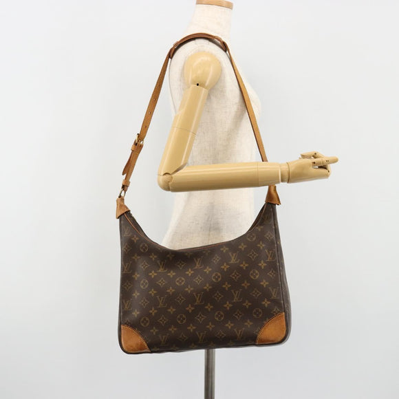 LOUIS VUITTON Monogram Boulogne 35 Shoulder Bag M51260 LV Auth ka4688