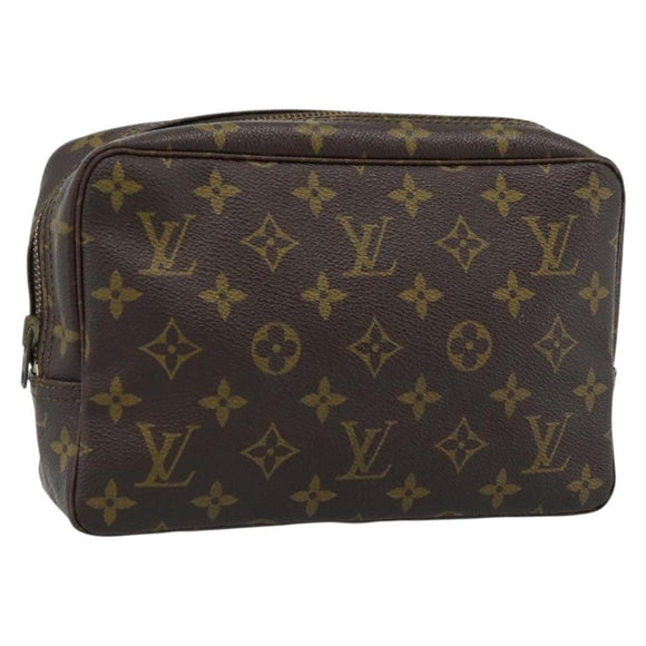 LOUIS VUITTON Monogram Trousse Toilette 23 Clutch Bag M47524 LV Auth ka4690