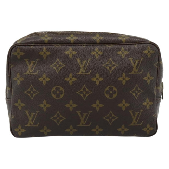 LOUIS VUITTON Monogram Trousse Toilette 23 Clutch Bag M47524 LV Auth ka4690