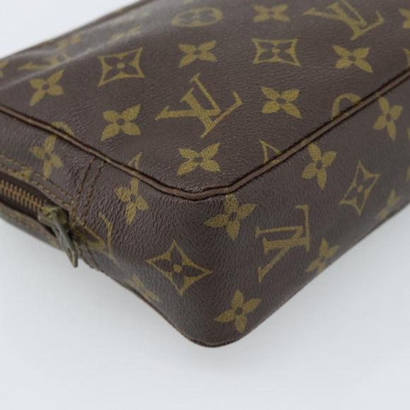 LOUIS VUITTON Monogram Trousse Toilette 23 Clutch Bag M47524 LV Auth ka4690