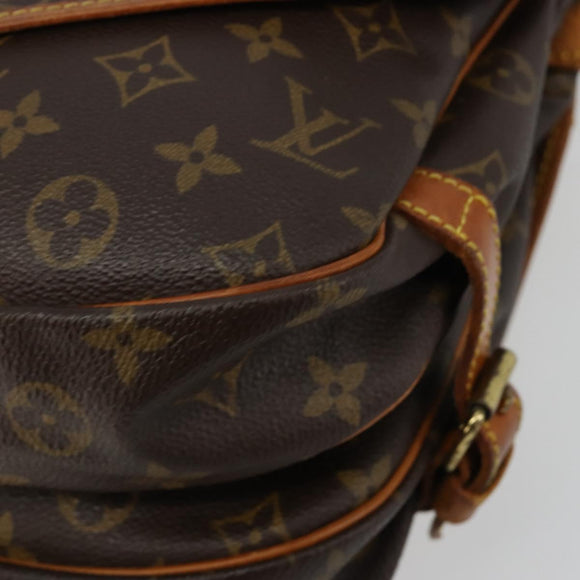 LOUIS VUITTON Monogram Saumur 30 Shoulder Bag M42256 LV Auth ka4691