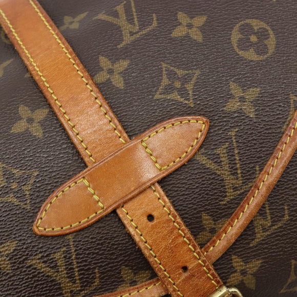 LOUIS VUITTON Monogram Saumur 30 Shoulder Bag M42256 LV Auth ka4691
