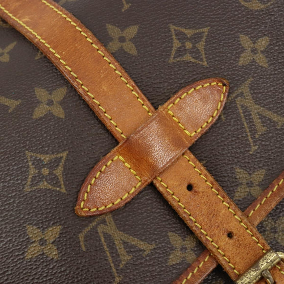 LOUIS VUITTON Monogram Saumur 30 Shoulder Bag M42256 LV Auth ka4691