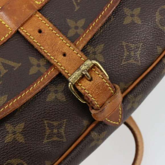 LOUIS VUITTON Monogram Saumur 30 Shoulder Bag M42256 LV Auth ka4691
