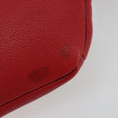 GUCCI Sherry Line Waist bag Leather Red Navy 527792 Auth ka4692A-9