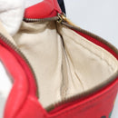 GUCCI Sherry Line Waist bag Leather Red Navy 527792 Auth ka4692A-19
