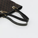 GUCCI GG Canvas Hand Bag Black Gold 002 1099 Auth ka4695-7