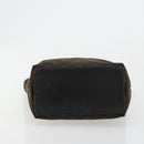 GUCCI GG Canvas Hand Bag Black Gold 002 1099 Auth ka4695-9