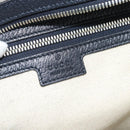 GUCCI GG Supreme Sherry Line Backpack PVC Navy Silver Red 547965 Auth ka4697SAM-18