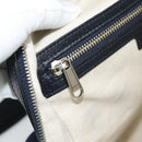 GUCCI GG Supreme Sherry Line Backpack PVC Navy Silver Red 547965 Auth ka4697SAM-22