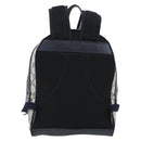 GUCCI GG Supreme Sherry Line Backpack PVC Navy Silver Red 547965 Auth ka4697SAM-3