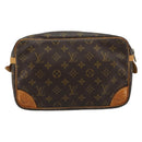LOUIS VUITTON Monogram Compiegne 28 Clutch Bag M51845 LV Auth ka4698-3