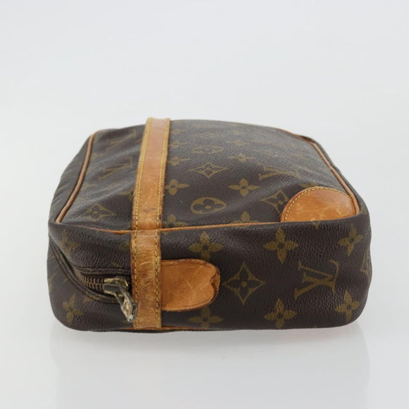 LOUIS VUITTON Monogram Compiegne 28 Clutch Bag M51845 LV Auth ka4698