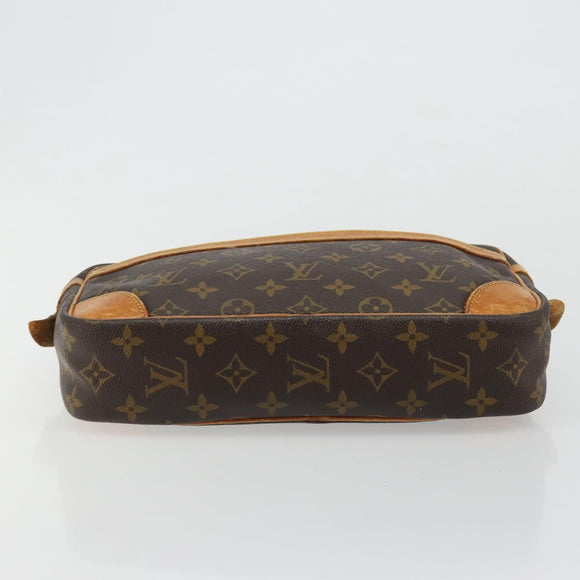 LOUIS VUITTON Monogram Compiegne 28 Clutch Bag M51845 LV Auth ka4698