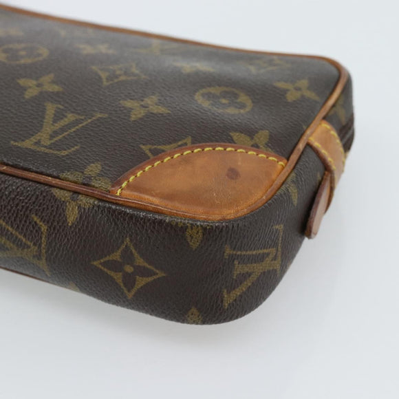 LOUIS VUITTON Monogram Marly Dragonne PM Clutch Bag M51827 LV Auth ka4699