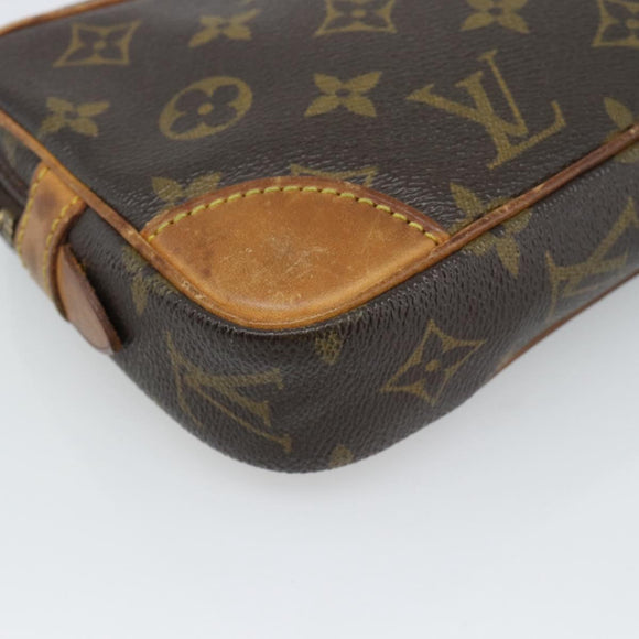 LOUIS VUITTON Monogram Marly Dragonne PM Clutch Bag M51827 LV Auth ka4699
