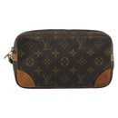 LOUIS VUITTON Monogram Marly Dragonne PM Clutch Bag M51827 LV Auth ka4699-2