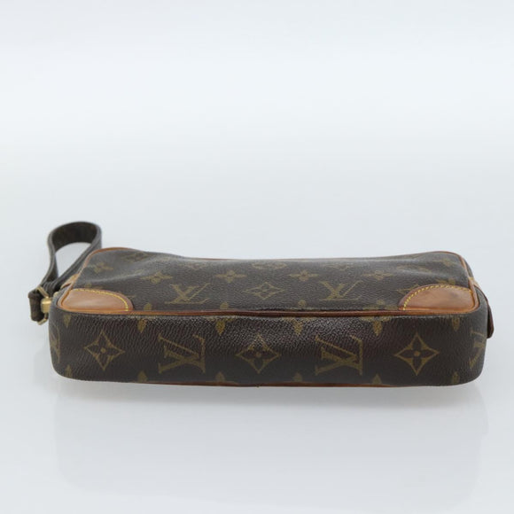 LOUIS VUITTON Monogram Marly Dragonne PM Clutch Bag M51827 LV Auth ka4699