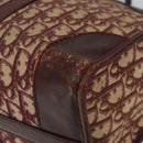 Christian Dior Trotter Canvas Hand Bag Red Gold Auth ka470-10